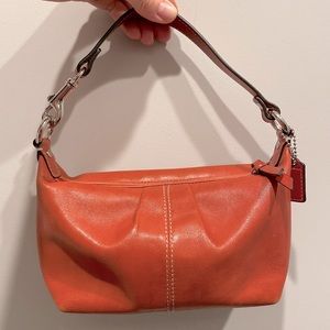 Small Coach Bag in Burnt Orange